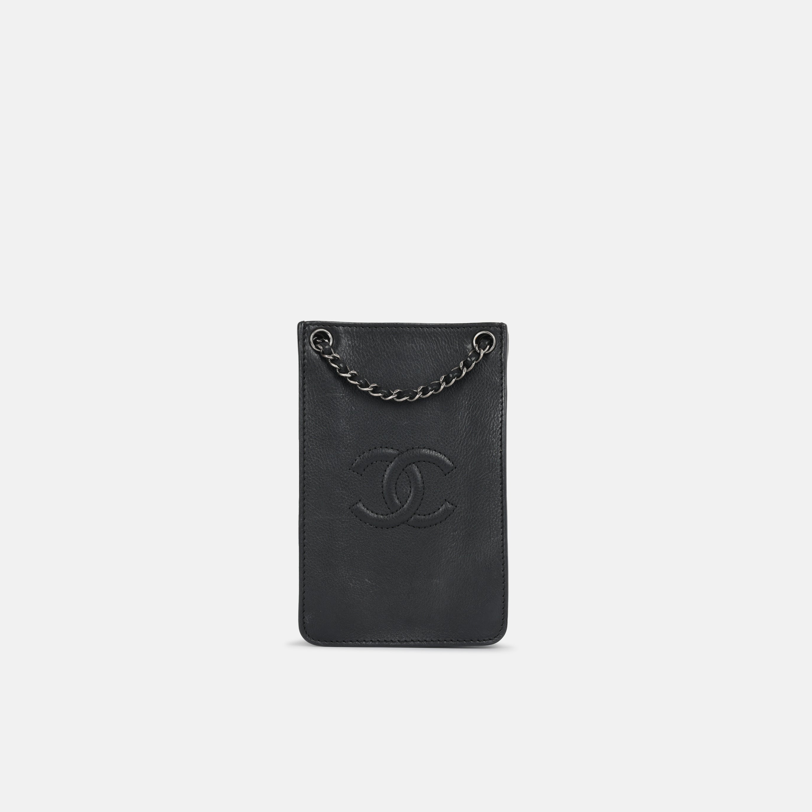 Chanel CC Phone Holder - Black