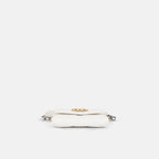 19 Cardholder on Chain - White Lambskin | Gold & Ruthenium Hardware