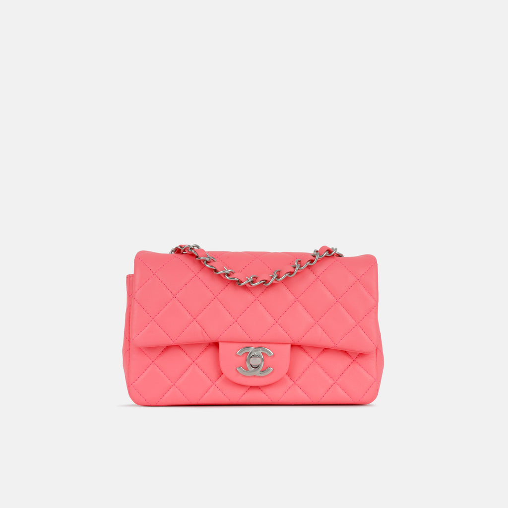 Chanel Mini Rectangular - Neon Pink