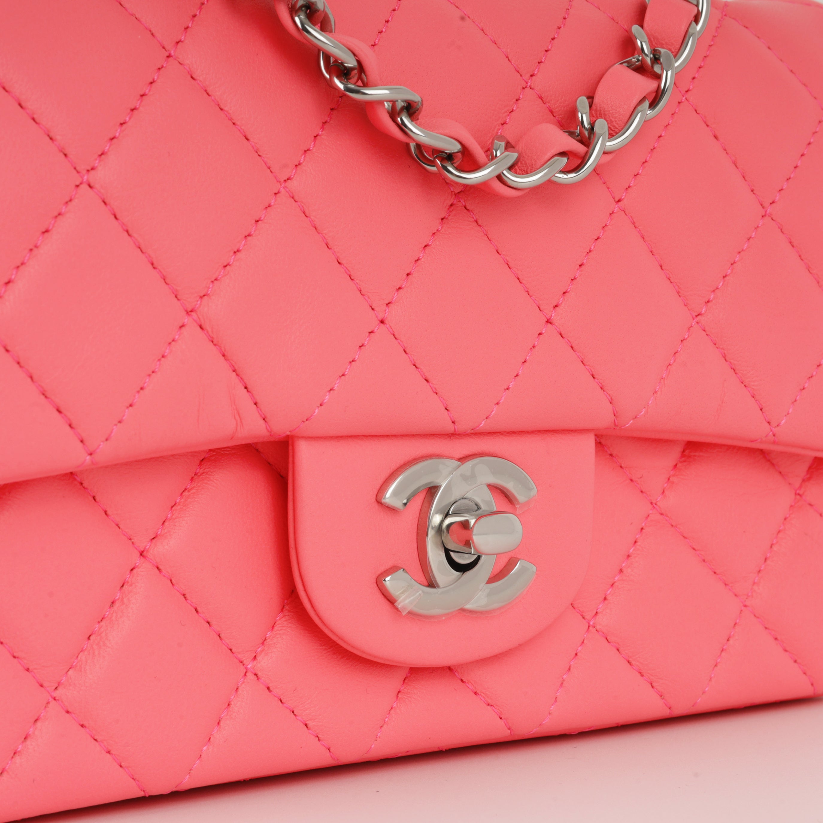 Chanel Mini Rectangular - Neon Pink