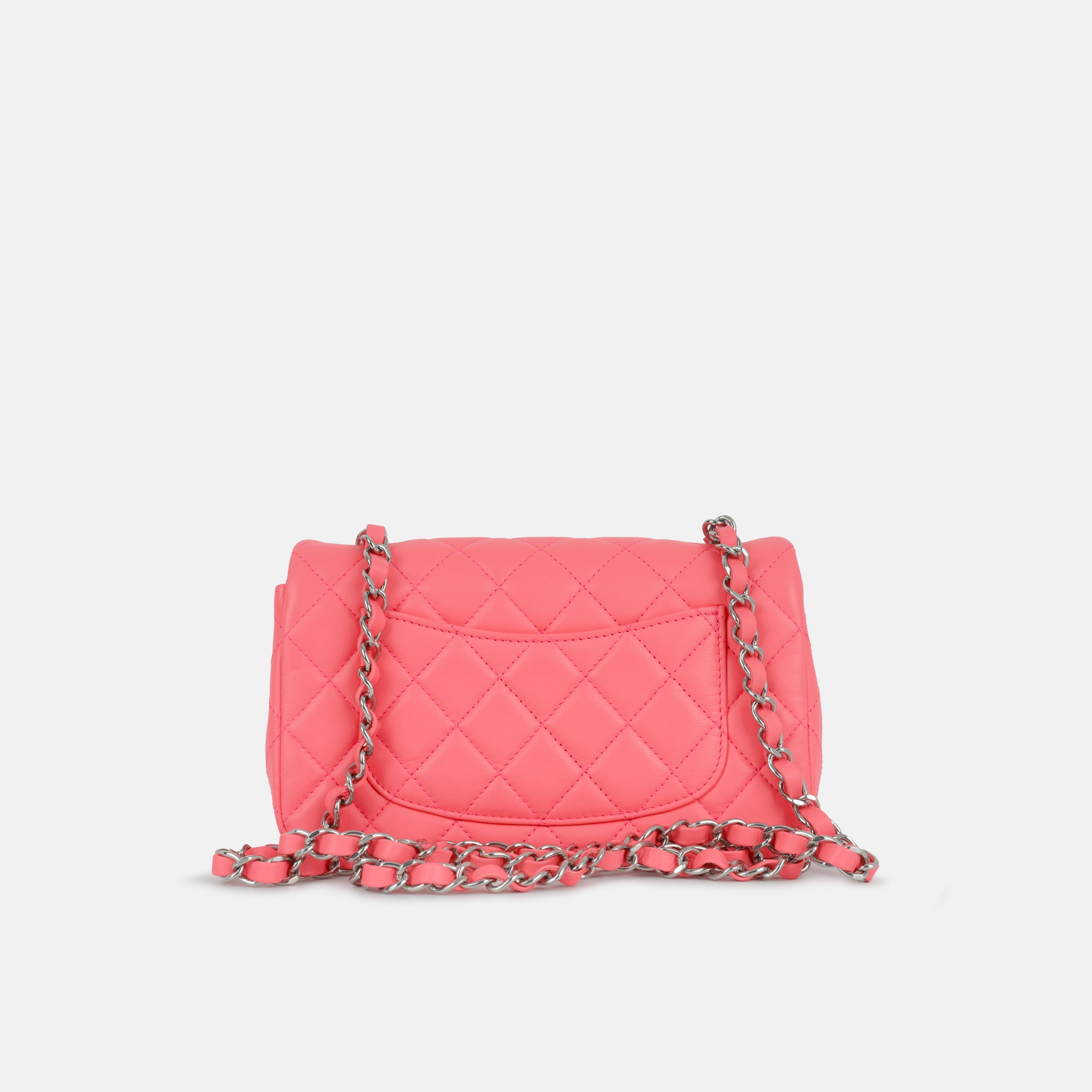 Chanel Mini Rectangular - Neon Pink