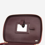 Chanel Large CC Filigree Vanity Case - Red Caviar | Gold Hardware