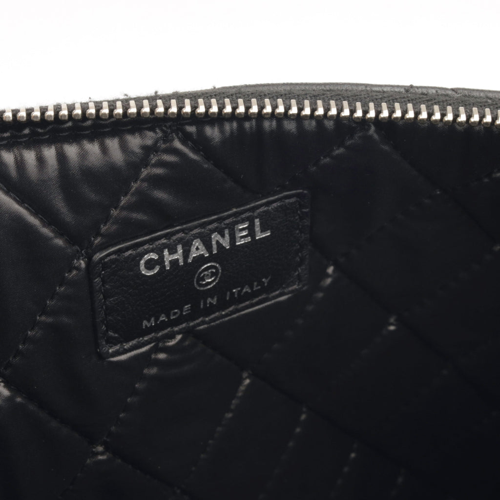 Chanel Quilted Tweed O-case