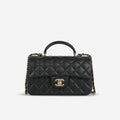 Chanel Mini Rectangular Top Handle | Gold Hardware