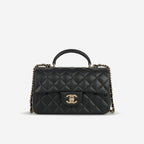Chanel Mini Rectangular Top Handle | Gold Hardware