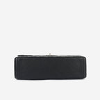 Chanel Classic Maxi Double Flap - Black Caviar | Silver Hardware (2023)