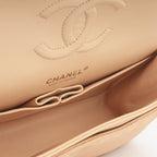 Chanel Medium Chevron Flap - Blush Beige Matte Caviar