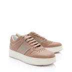 Jimmy Choo Calfskin Glitter Hawaii Sneakers - Size 7 / 37 (SHF-urHQPt)