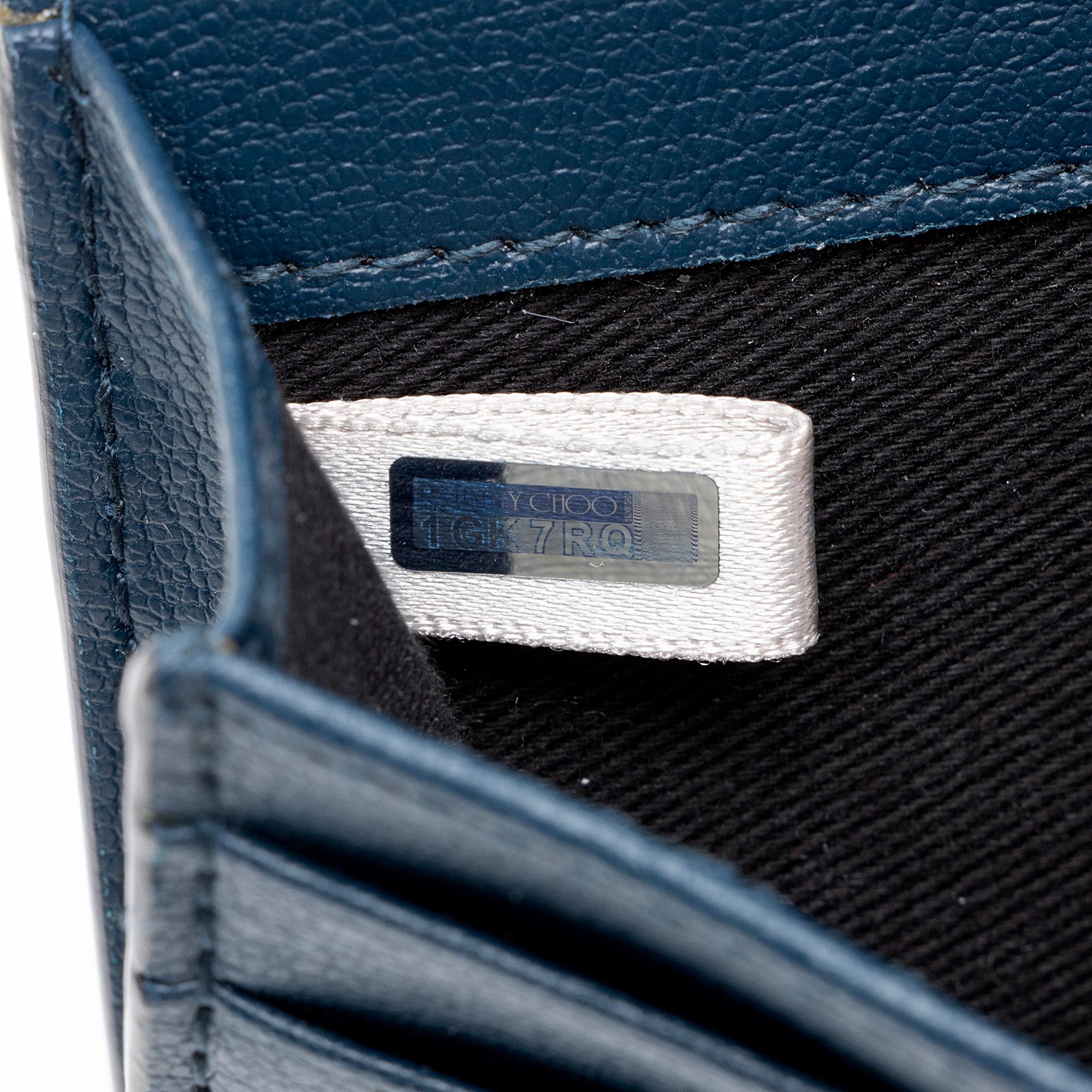 Jimmy Choo Calfskin JC Emblem Hanne Card Case (SHF-9dkCJn)