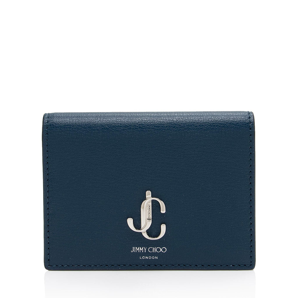 Jimmy Choo Calfskin JC Emblem Hanne Card Case (SHF-9dkCJn)