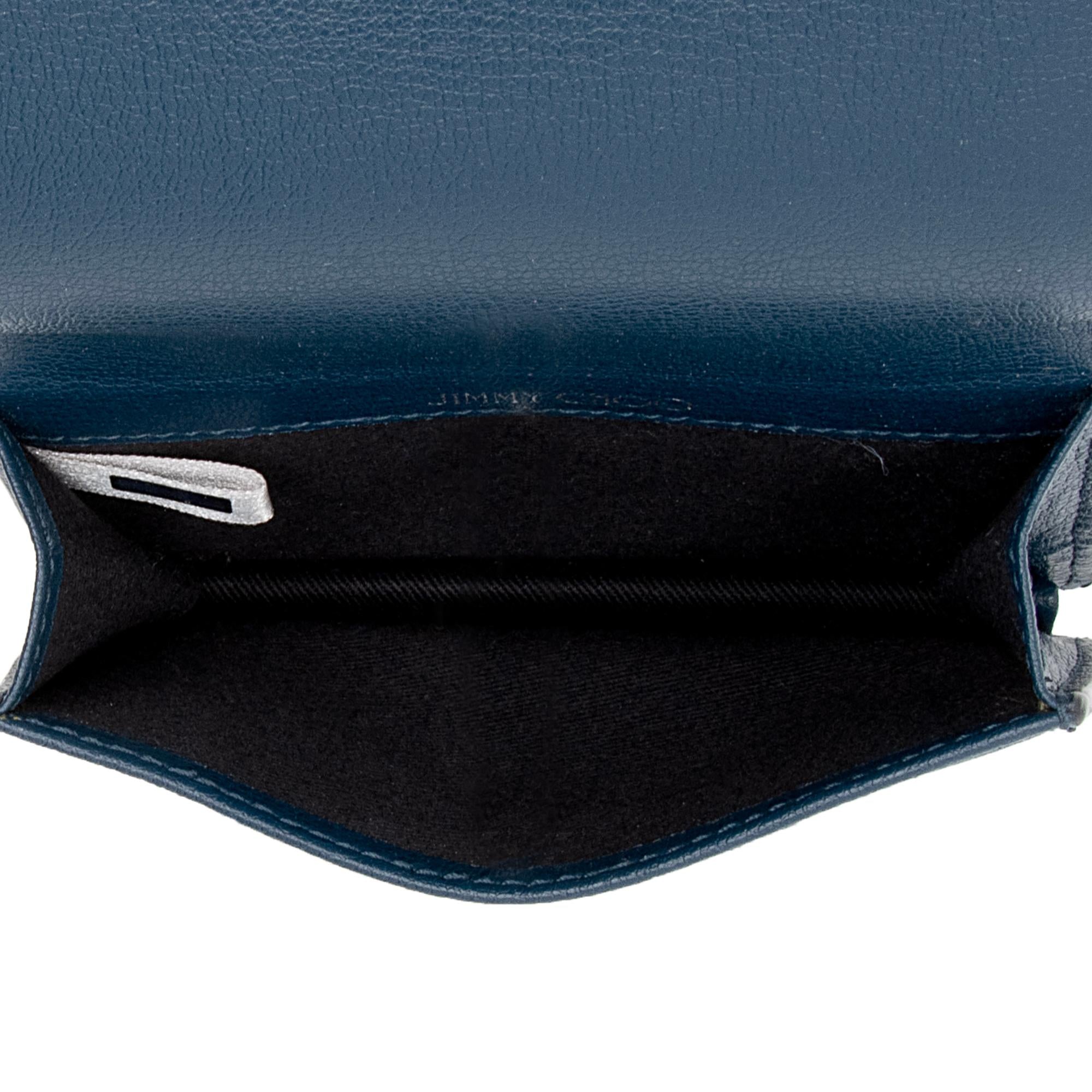 Jimmy Choo Calfskin JC Emblem Hanne Card Case (SHF-9dkCJn)