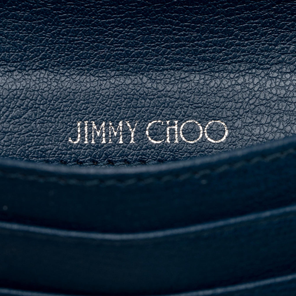 Jimmy Choo Calfskin JC Emblem Hanne Card Case (SHF-9dkCJn)