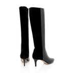 Jimmy Choo Calfskin Suede Aden Knee High Boots - Size 9.5 / 39.5 (SHF-22348)