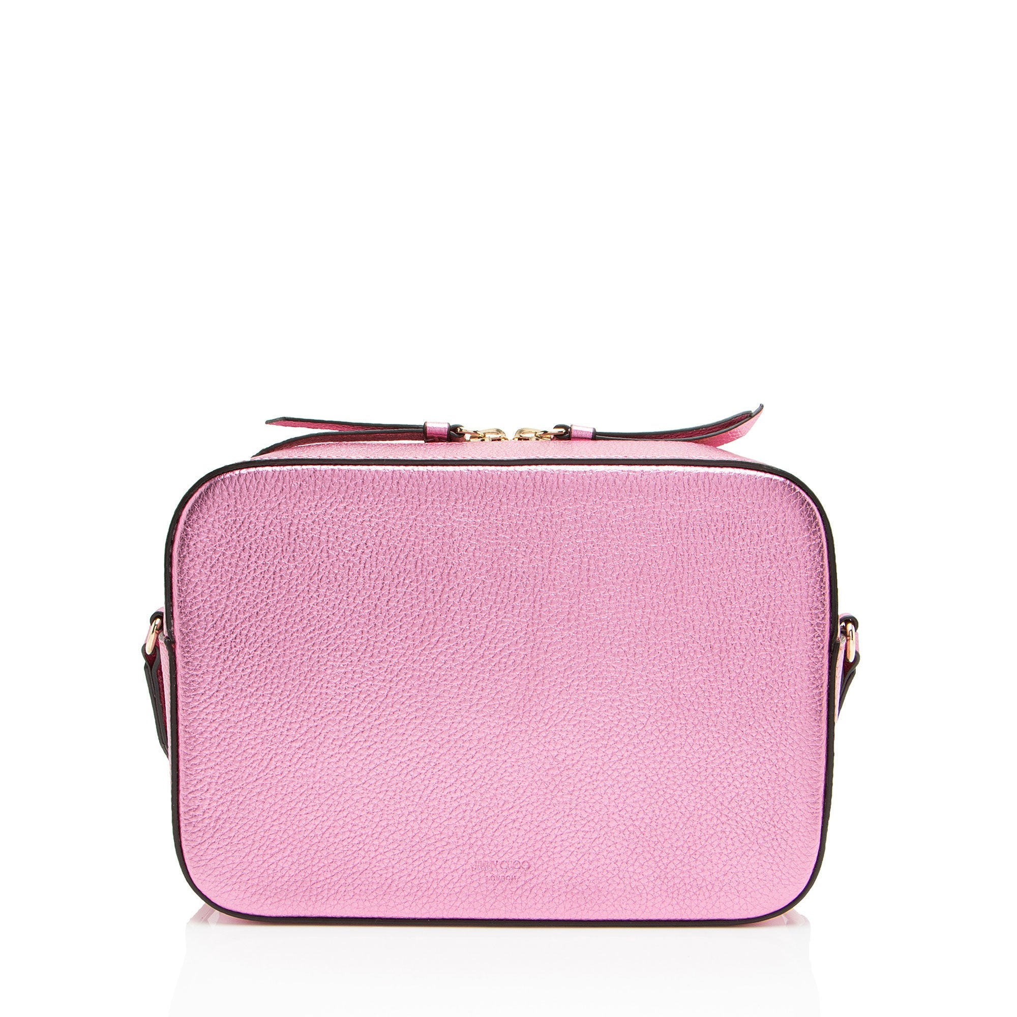 Jimmy Choo Metallic Calfskin Balti Camera Bag