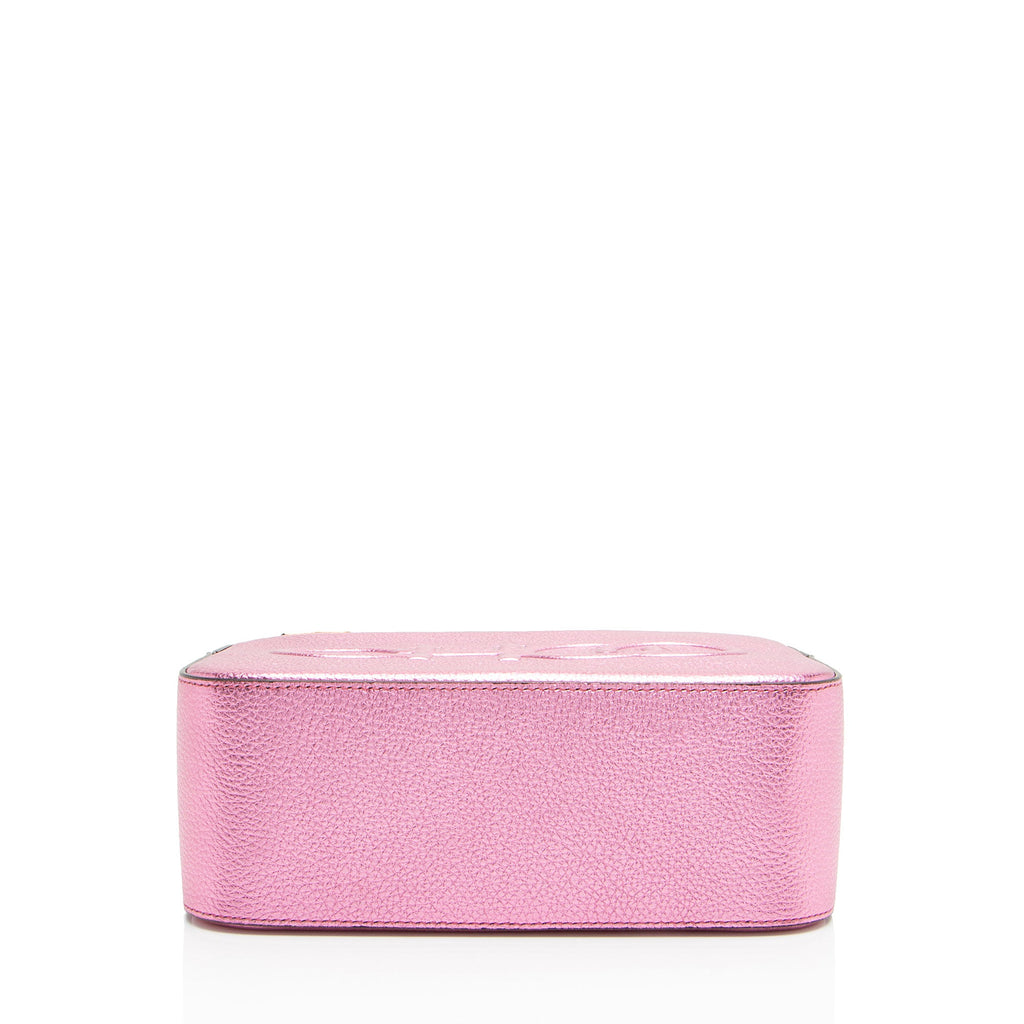 Jimmy Choo Metallic Calfskin Balti Camera Bag