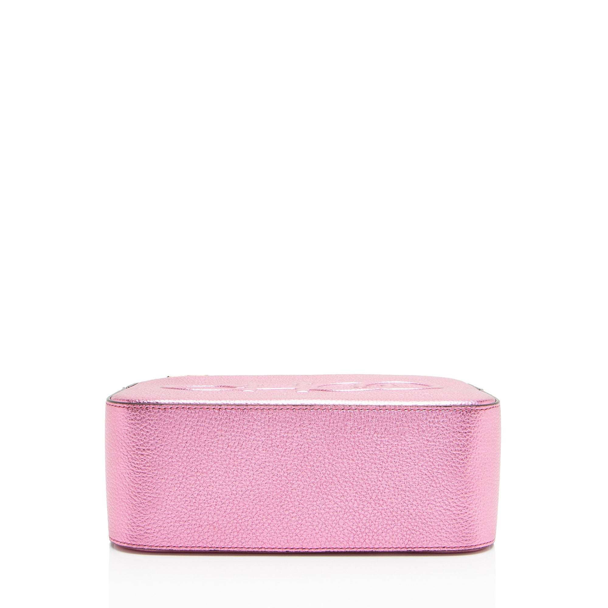 Jimmy Choo Metallic Calfskin Balti Camera Bag