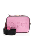 Jimmy Choo Metallic Calfskin Balti Camera Bag