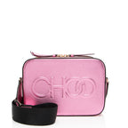 Jimmy Choo Metallic Calfskin Balti Camera Bag