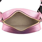Jimmy Choo Metallic Calfskin Balti Camera Bag