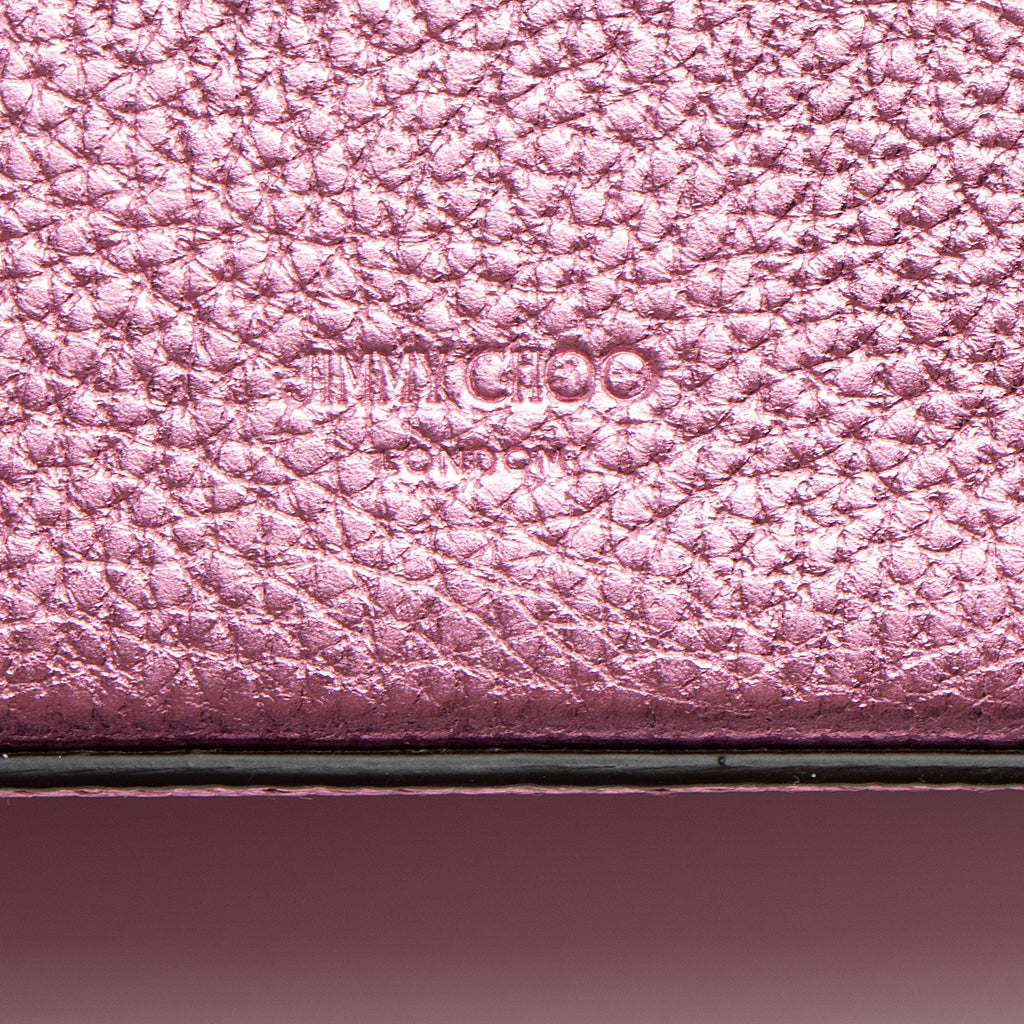 Jimmy Choo Metallic Calfskin Balti Camera Bag