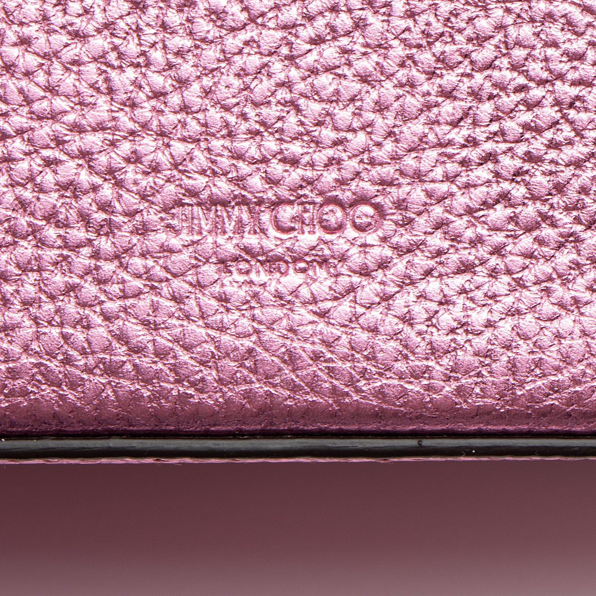 Jimmy Choo Metallic Calfskin Balti Camera Bag
