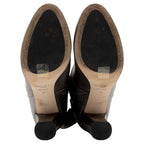 Jimmy Choo Metallic Calfskin Malene Boots - Size 10 / 40 (SHF-F0XWpw)