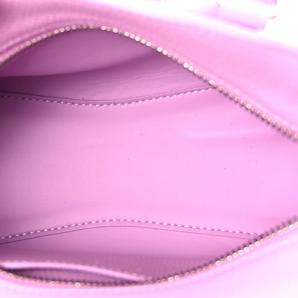 Balenciaga Grained Calfskin Neo Classic Silver Hardware Mini City Lilac
