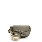 Loewe Calfskin Jacquard Gate Mini Crossbody