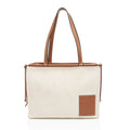 Loewe Canvas Calfskin Cushion Small Tote
