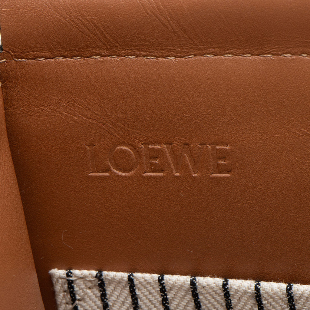 Loewe Canvas Calfskin Cushion Small Tote