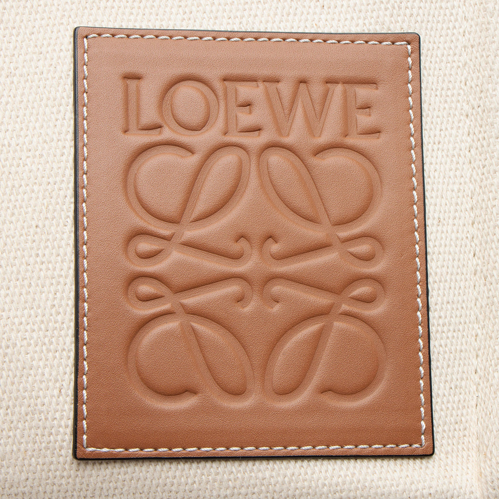 Loewe Canvas Calfskin Cushion Small Tote