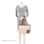 Loewe Canvas Calfskin Cushion Small Tote