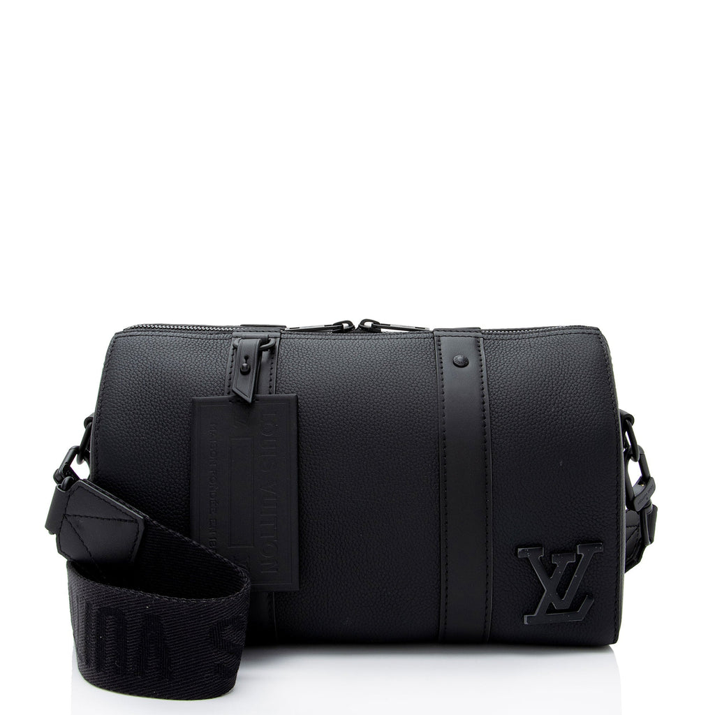 Louis Vuitton Calfskin Aerogram Keepall Bandouliere 25 Duffle (SHF-6CFRPb)