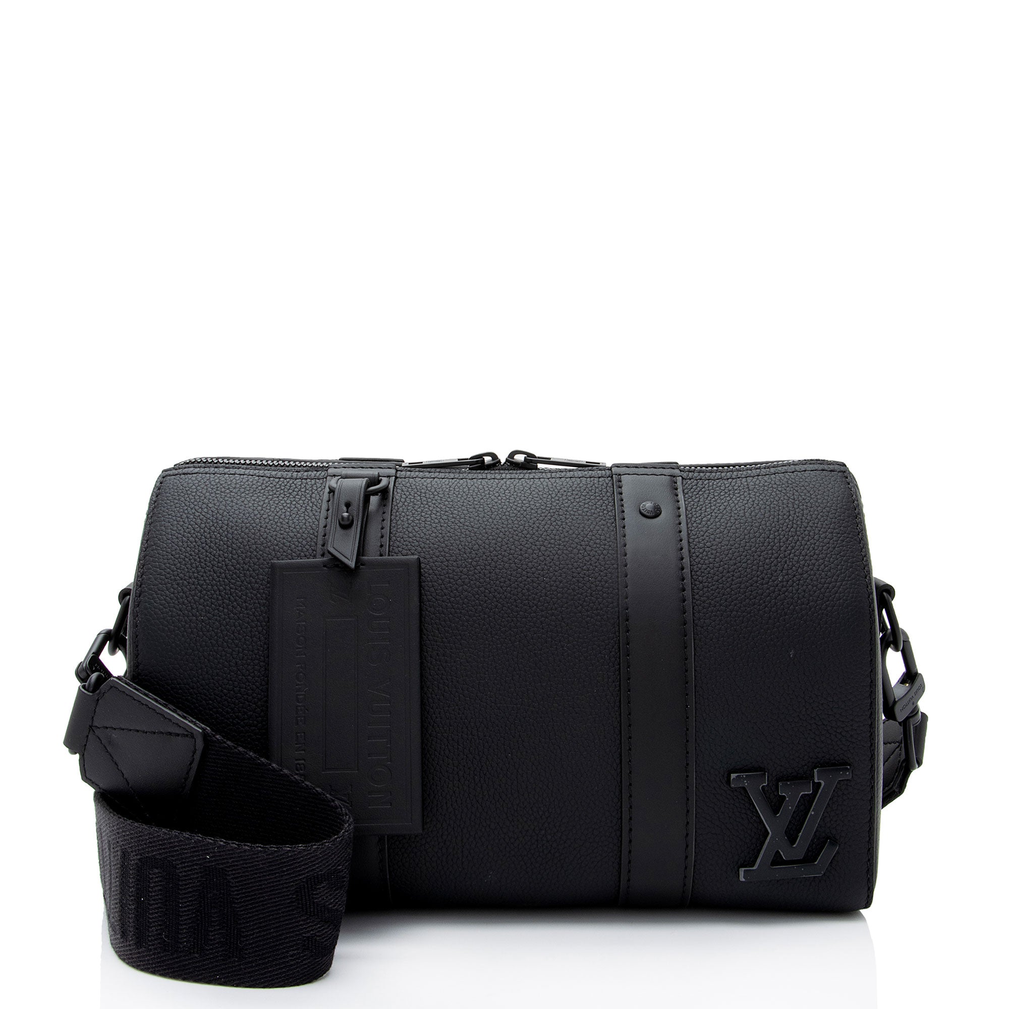 Louis Vuitton Calfskin Aerogram Keepall Bandouliere 25 Duffle (SHF-6CFRPb)