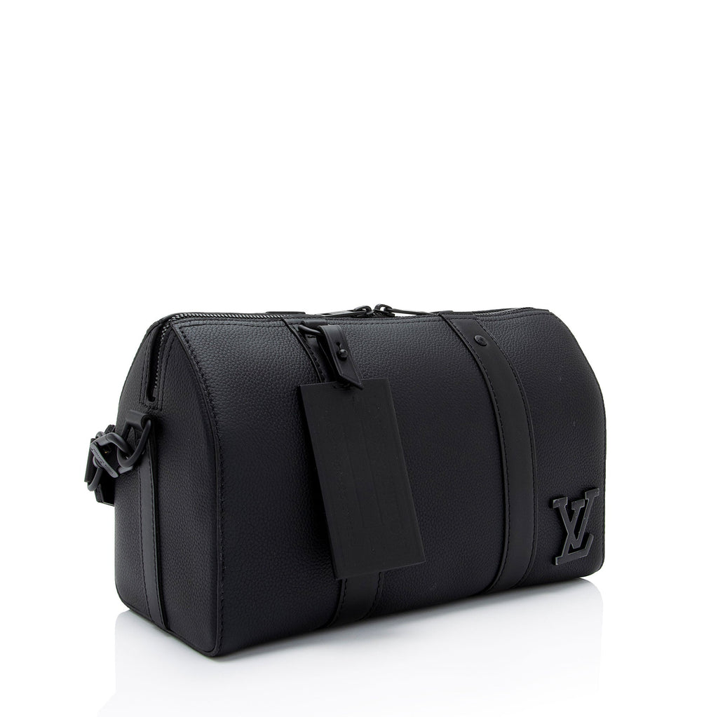Louis Vuitton Calfskin Aerogram Keepall Bandouliere 25 Duffle (SHF-6CFRPb)