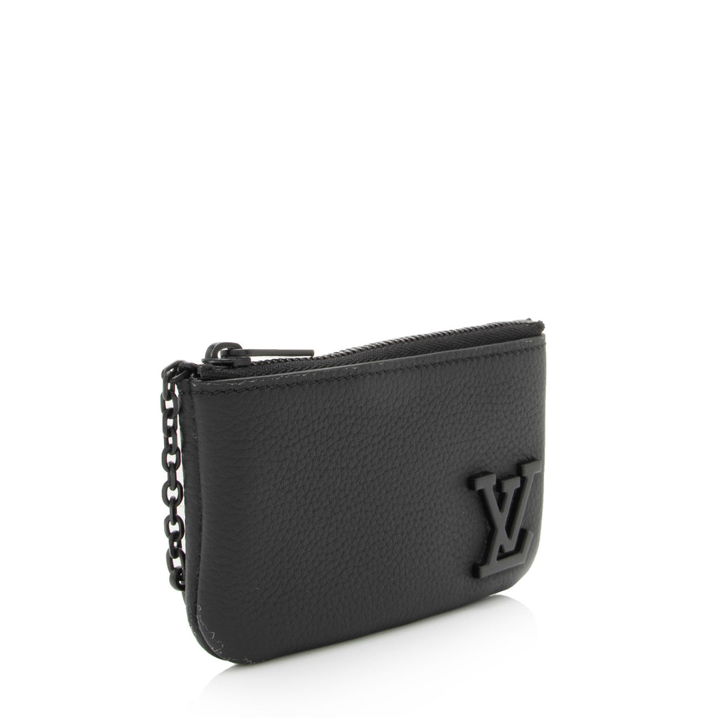 Louis Vuitton Calfskin Aerogram Key Pouch (SHF-2p6yBk)