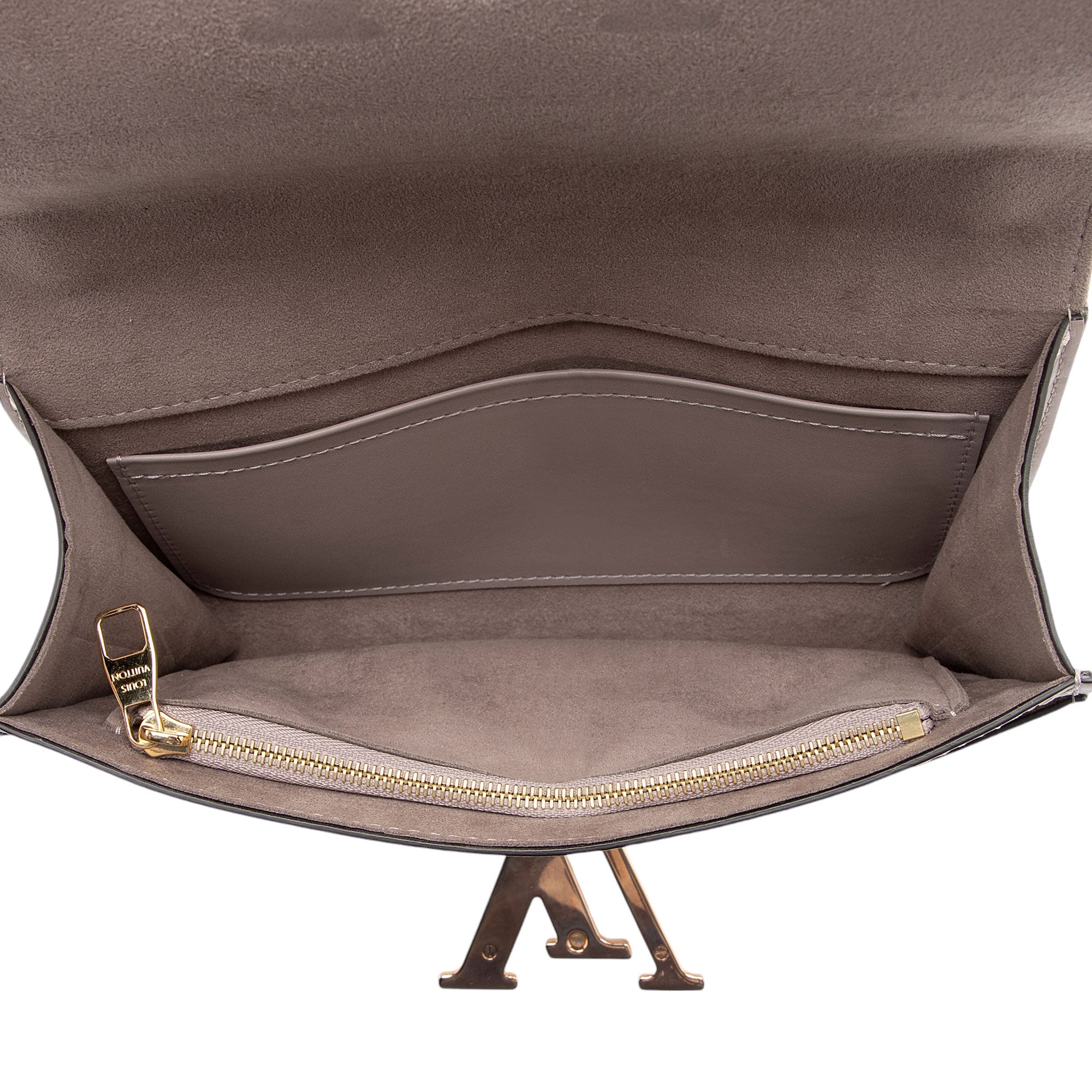Louis Vuitton Calfskin Chain Louise Shoulder Bag