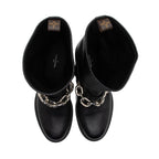 Louis Vuitton Calfskin Chain Outlaw Boots - Size 9.5 / 39.5 (SHF-mFrkQR)