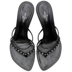 Louis Vuitton Monogram Calfskin Citizen Sandals - Size 7 / 37 (SHF-Qx95Uc)