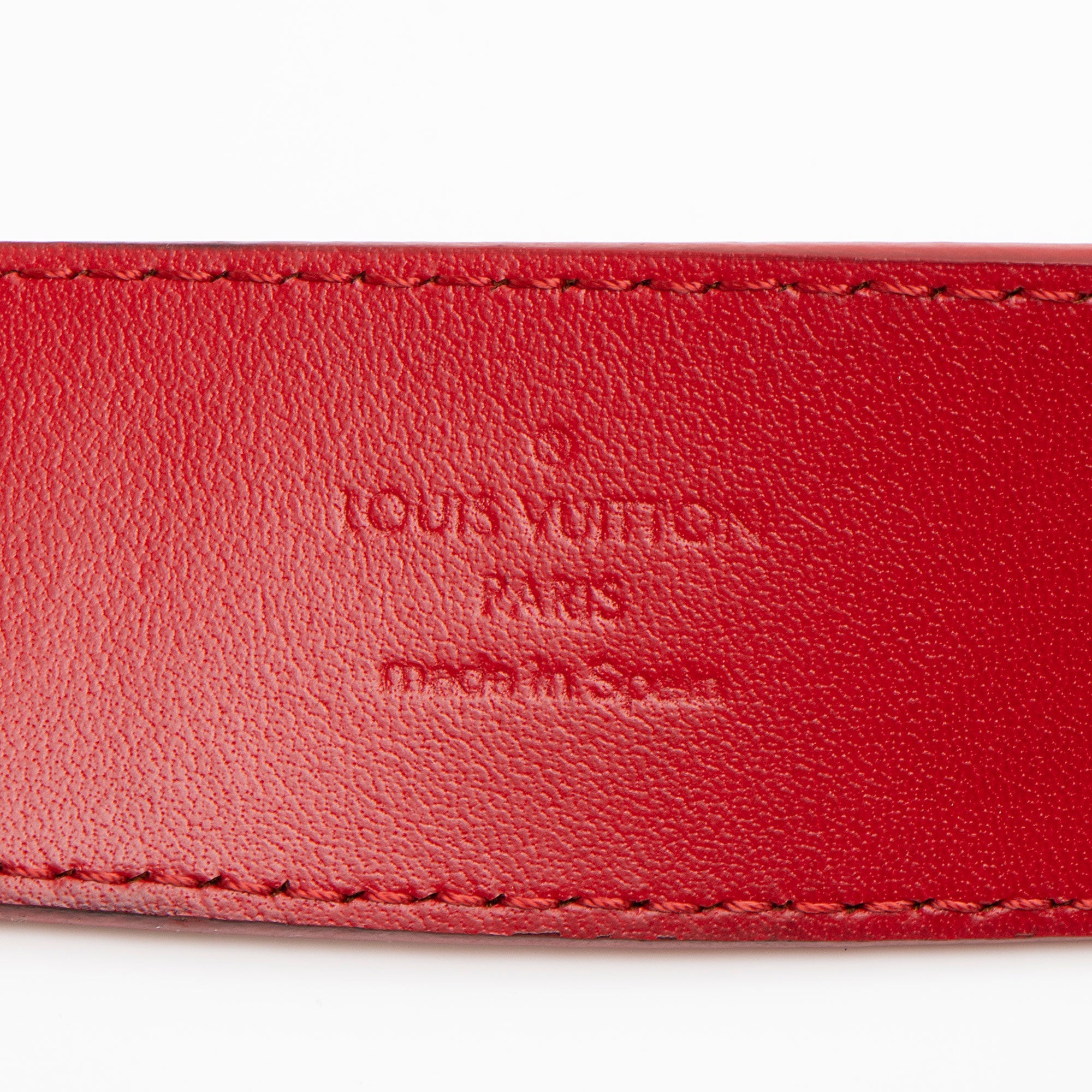 Louis Vuitton Calfskin LV New Wave Belt - Size 32 / 80