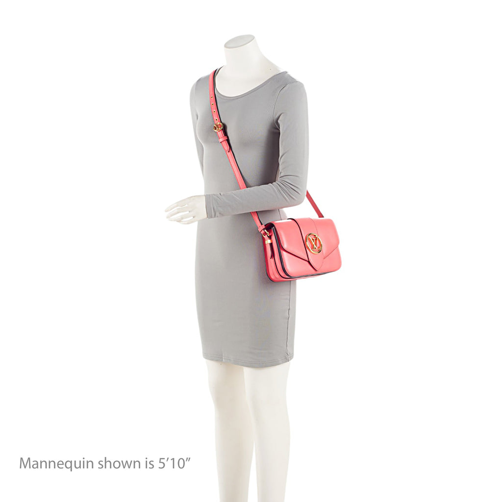Louis Vuitton Calfskin LV Pont 9 Shoulder Bag (SHF-IZd7W4)