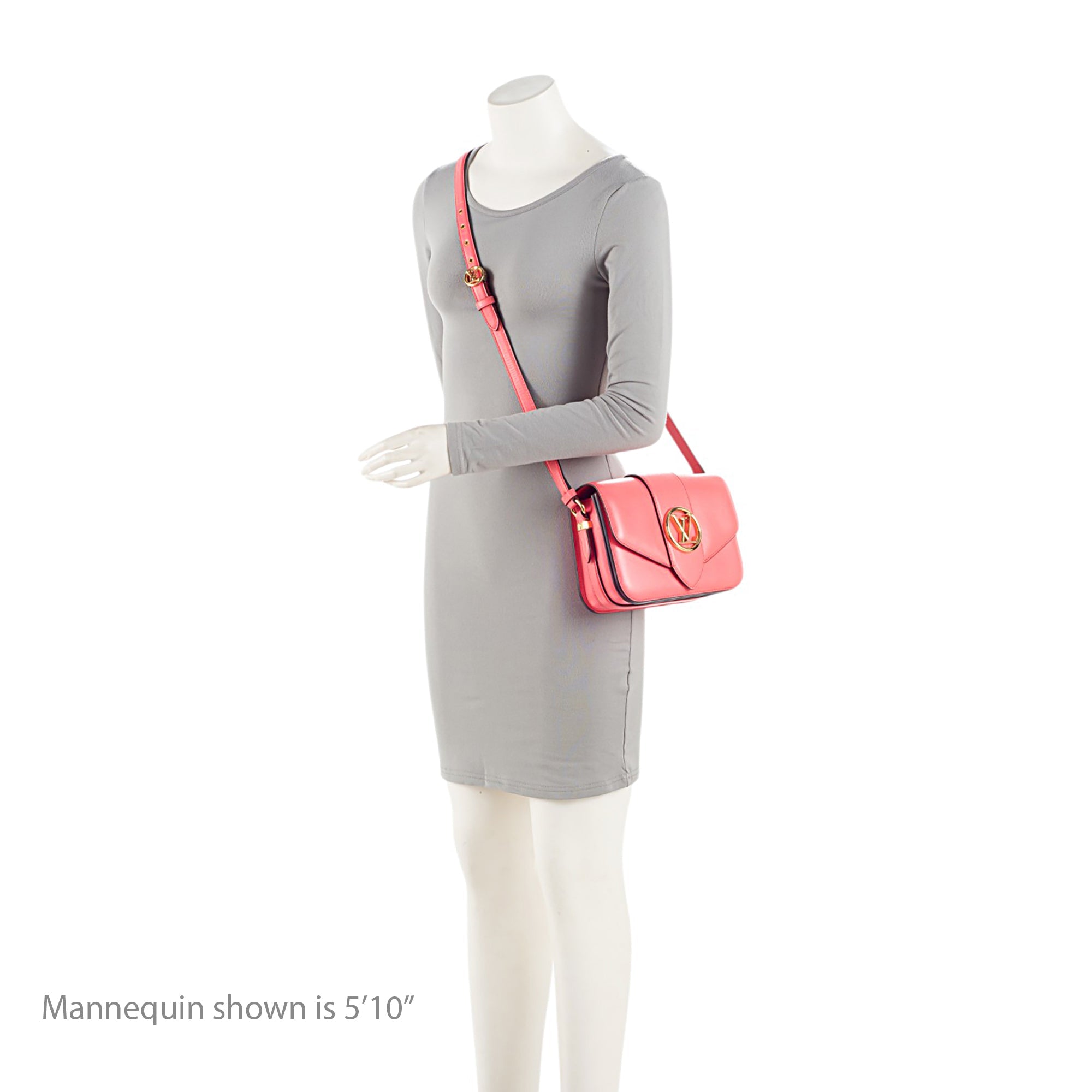 Louis Vuitton Calfskin LV Pont 9 Shoulder Bag (SHF-IZd7W4)