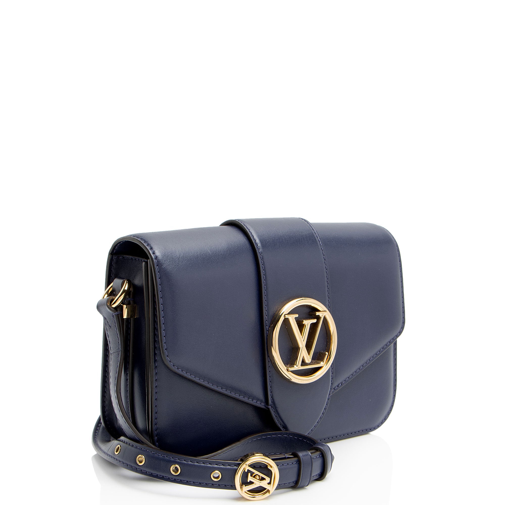 Louis Vuitton Calfskin LV Pont 9 Shoulder Bag