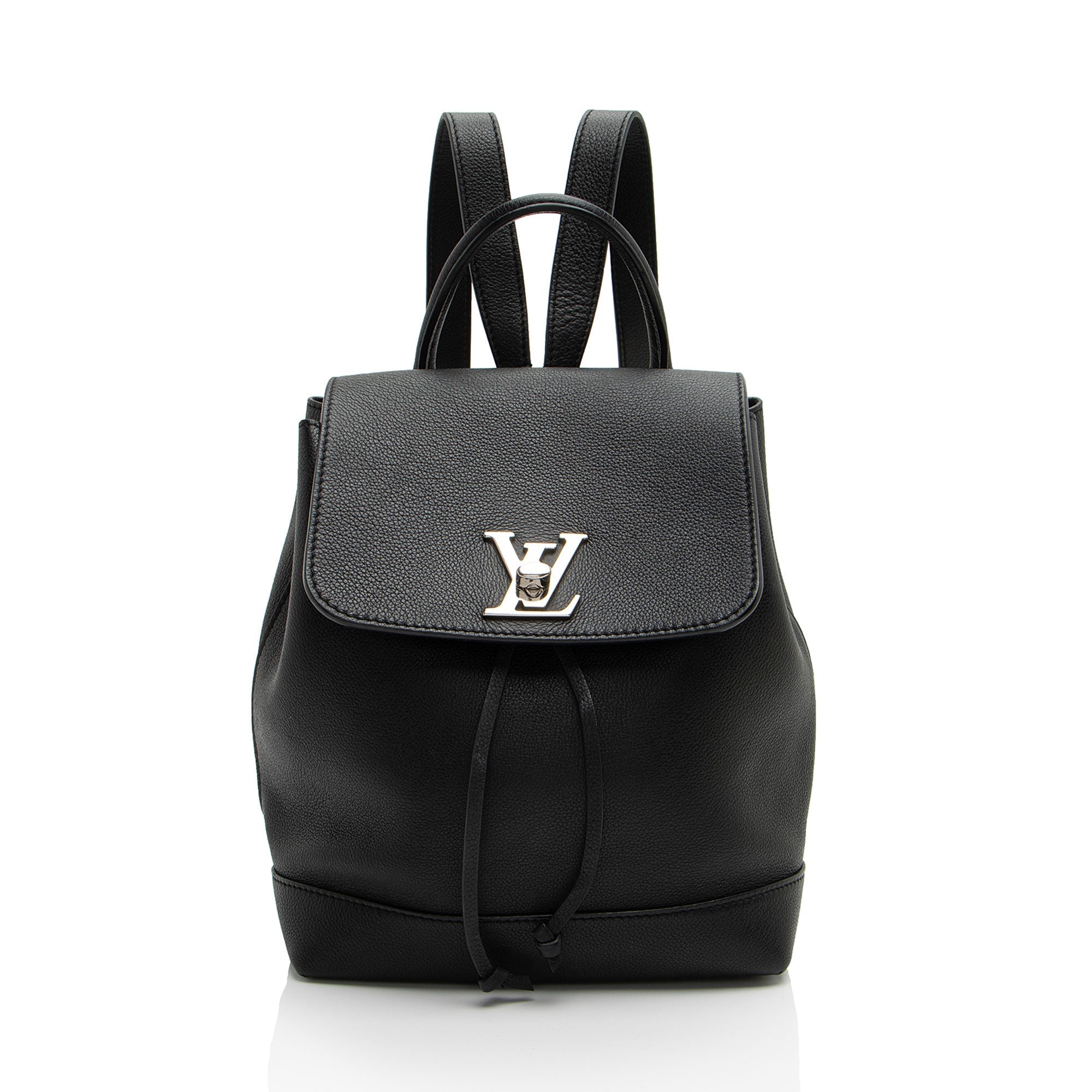 Louis Vuitton Calfskin Lockme Backpack (SHF-67YGP1)