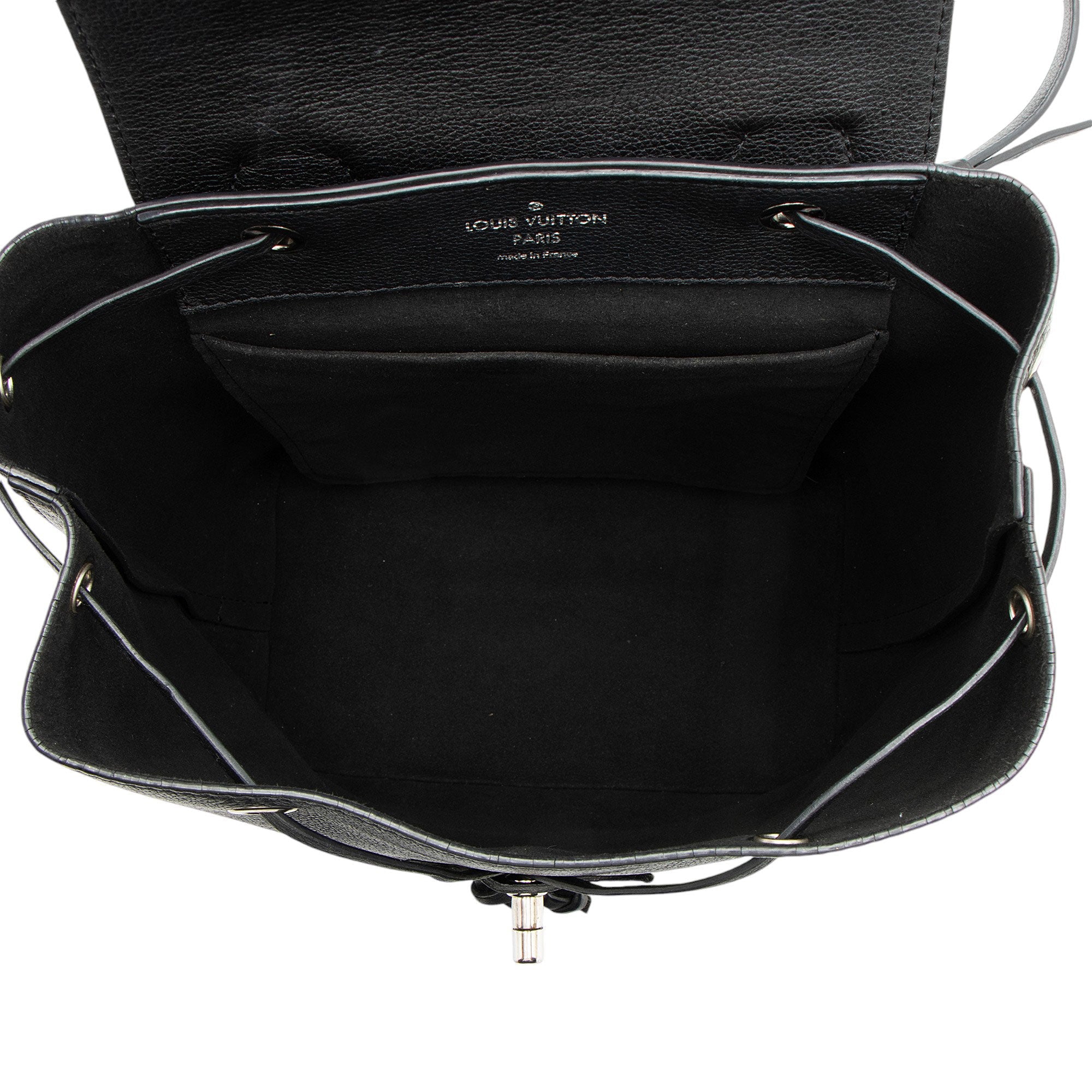 Louis Vuitton Calfskin Lockme Backpack (SHF-67YGP1)
