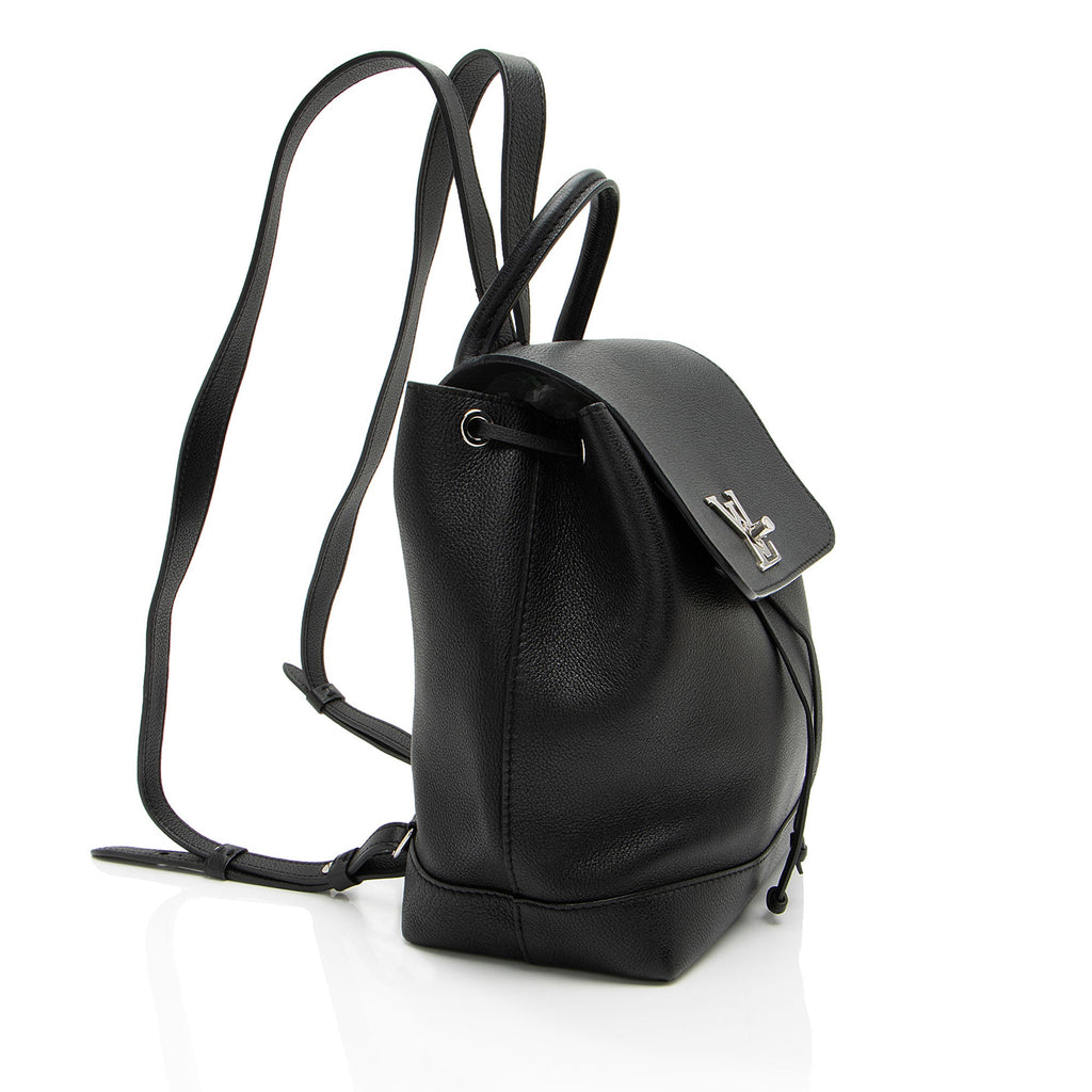 Louis Vuitton Calfskin Lockme Backpack (SHF-67YGP1)