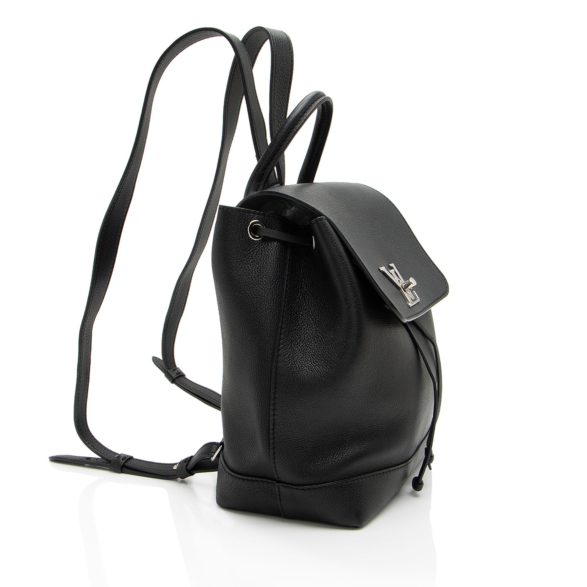Louis Vuitton Calfskin Lockme Backpack (SHF-67YGP1)