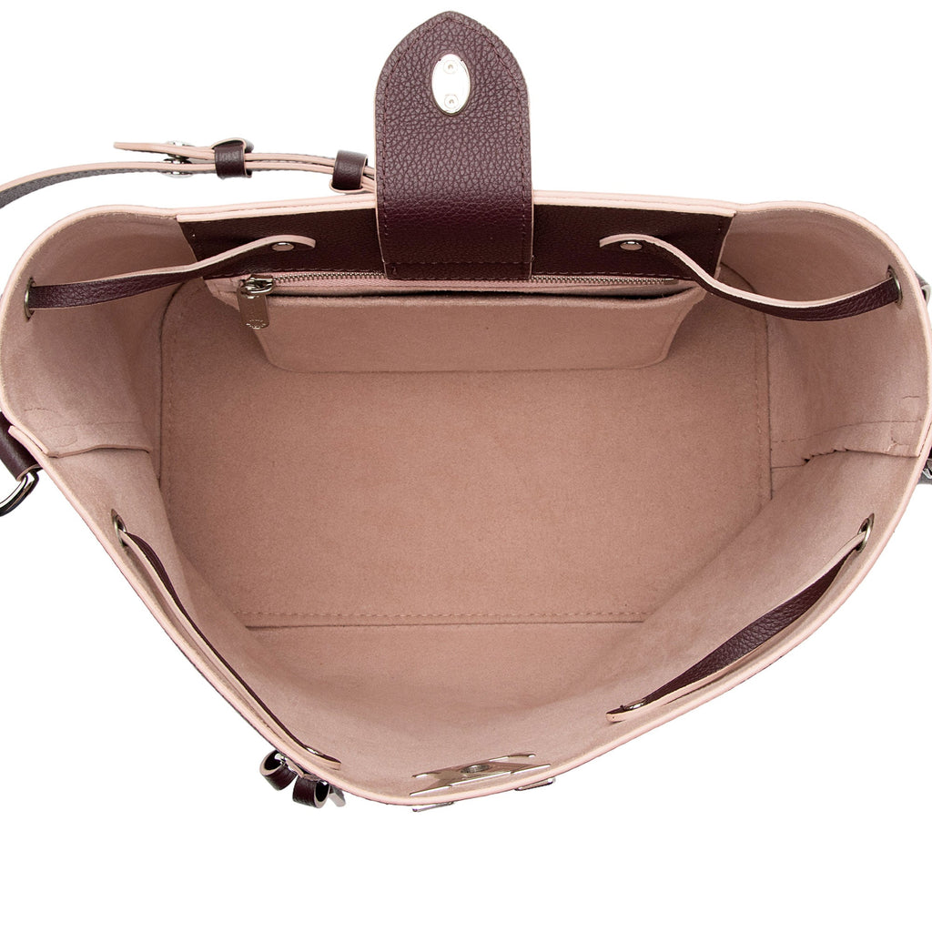 Louis Vuitton Calfskin Lockme Bucket Bag (SHF-Ie5h5b)