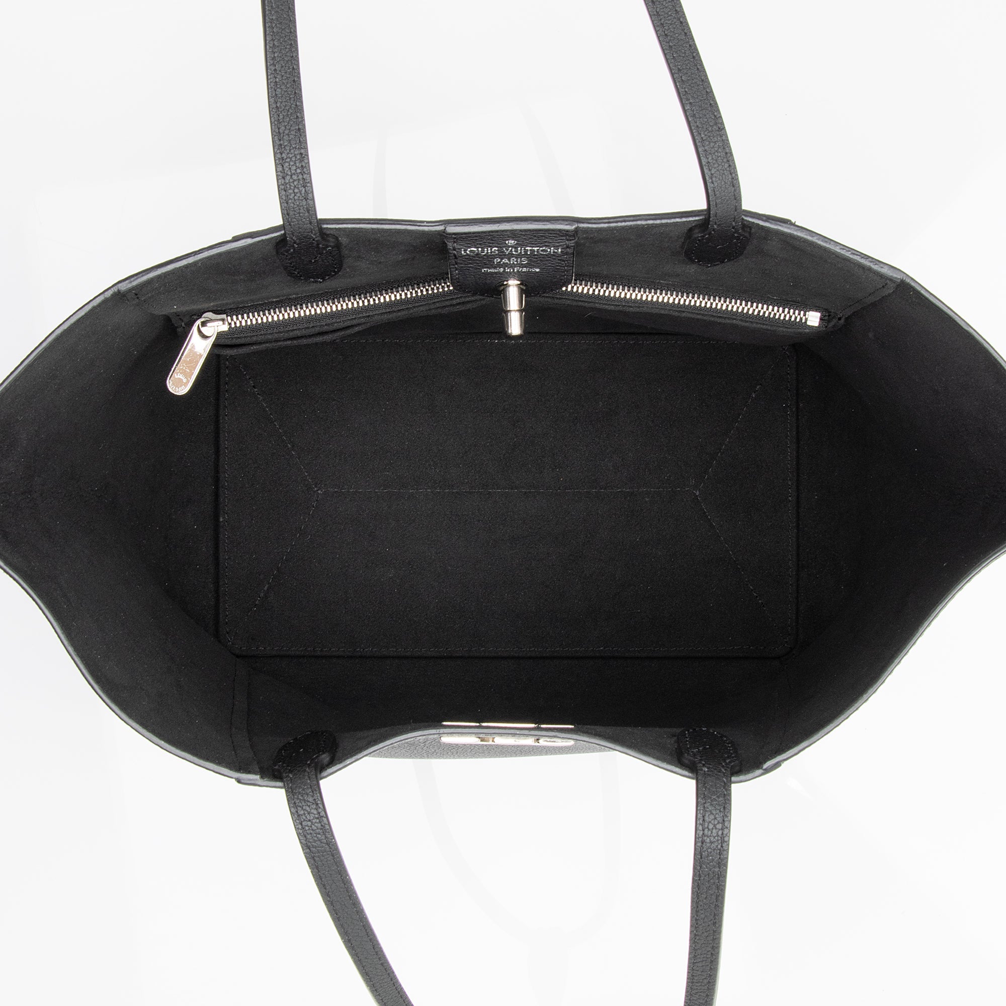 Louis Vuitton Calfskin Lockme Cabas Tote (SHF-23612)