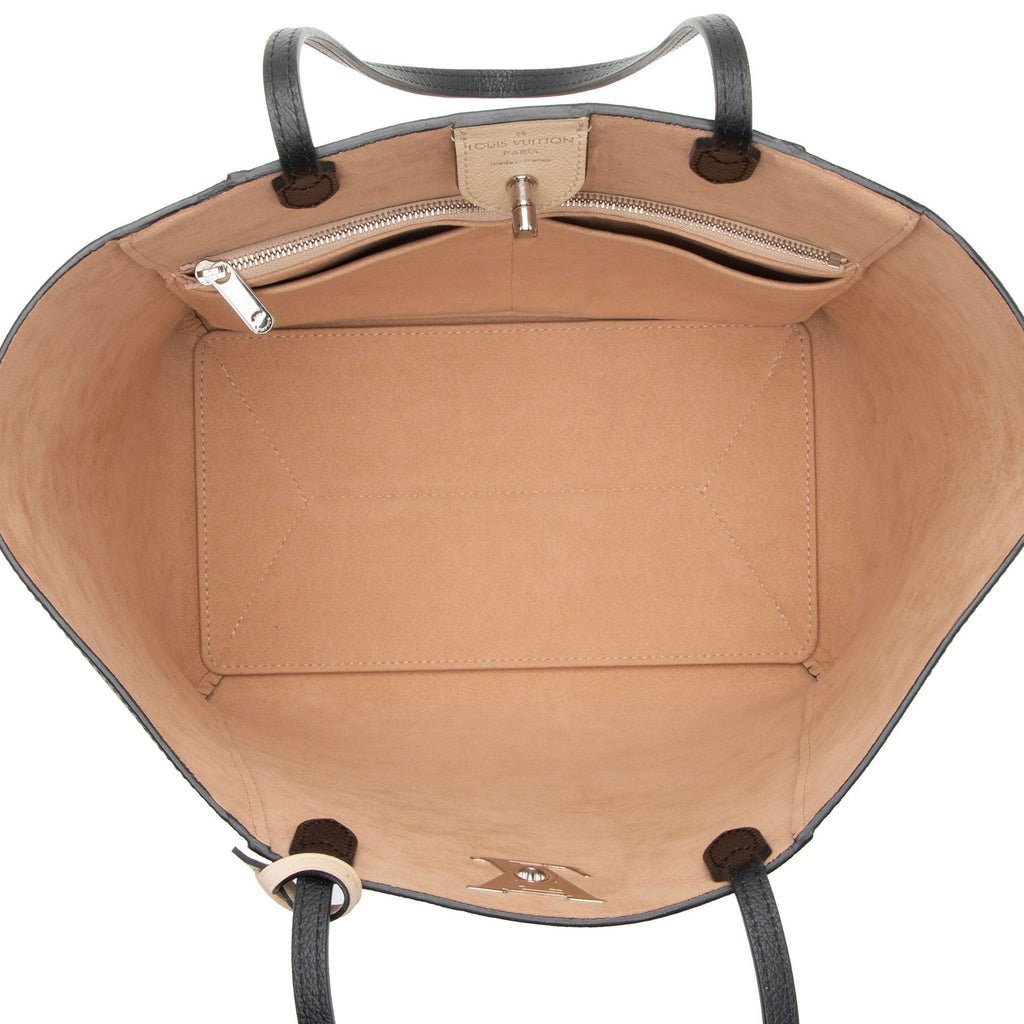 Louis Vuitton Calfskin Lockme Cabas Tote (SHF-pDcHNY)